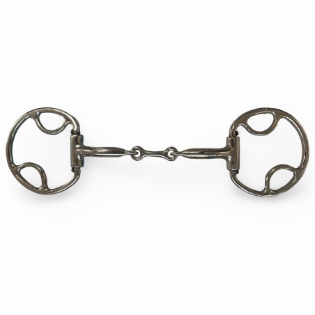 Schulz Equine No Pinch 3 Piece Loop Beval Snaffle