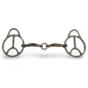 Schulz Equine 2 ring peace snaffle copper with lifesaver