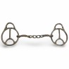 Schulz Equine 2 ring peace snaffle center chain with twist
