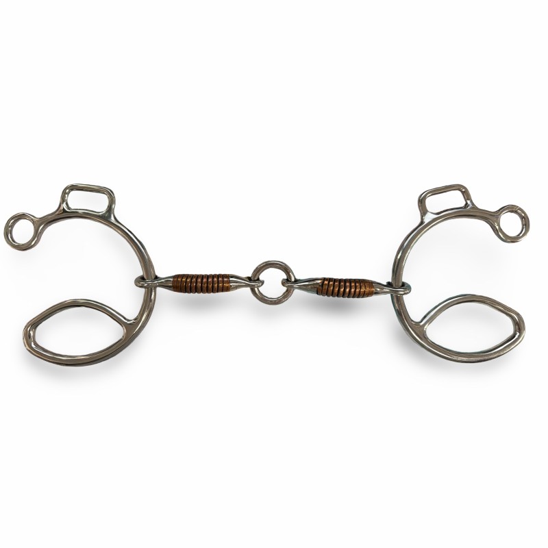 Schulz Equine six shank copper with lifesaver