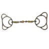 Schulz Equine Locked Teddy Bear snaffle with beaded roller