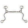 Schulz Equine Sweepback long shank center chain with a twist
