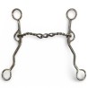Schulz Equine Long shank swept back twist with a roller