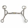 Schulz Equine Long shank reverse gag twisted beaded dog bone