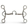 Schulz Equine Med shank twisted low port