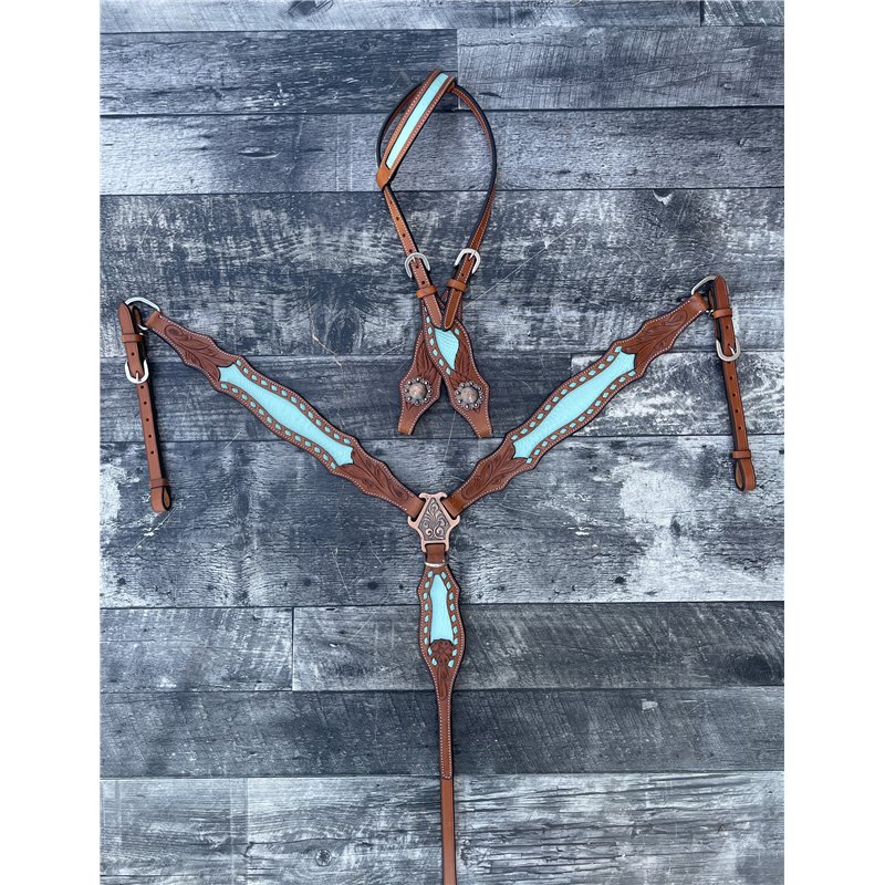 Bonanza Headstall and Breast Collar Set