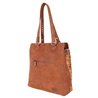 Montana West Leather Hair-On Cowhide Collection Tote Bag- Brown