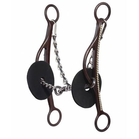 Pro Choice Brittany Pozzi Gag Series - Lifter Twisted Wire Snaffle