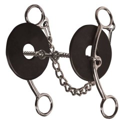 Brittany Pozzi Lifter Series-Three Piece Twisted Wire Snaffle