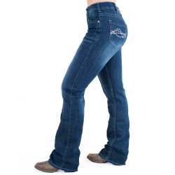 Cowgirl Tuff Breathe Blue BootCut Jeans