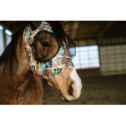 Schulz Equine Lycra Fly Mask - Route 66