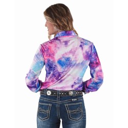 Cowgirl Tuff Galaxy Pullover Buton Up Shirt
