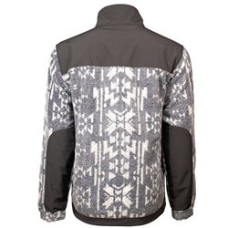Hooey Tech Fleece Jacket:  Aztec/Charcoal