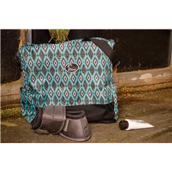 Turquoise Aztec Leopard Everything Equine Tote Bag