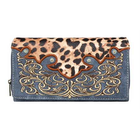 Montana West Embroidered Collection Wallet - Jean