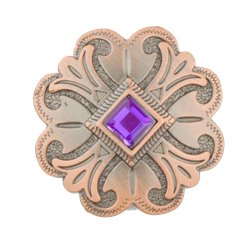 Purple Cross Concho
