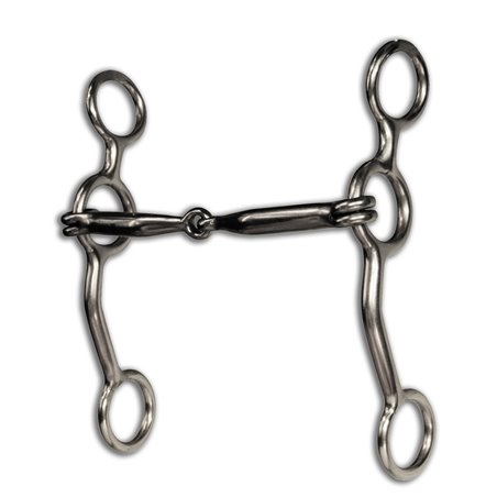 EQUISENTIAL PERFORMANCE LONG SHANK BIT - SMOOTH SNAFFLE