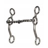 EQUISENTIAL PERFORMANCE LONG SHANK BIT - TWISTED WIRE SNAFFLE