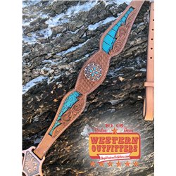 Turquoise Belle Star Breast Collar