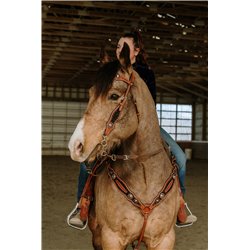 Black Silverado Headstall & Breast Collar Set