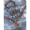 Black Silverado Headstall & Breast Collar Set