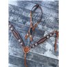 Black Silverado Headstall & Breast Collar Set