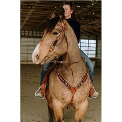 Black Silverado Headstall & Breast Collar Set